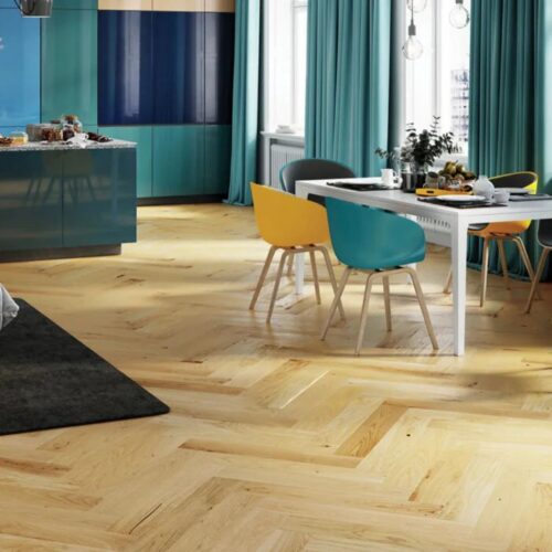 Oak Caramel Herringbone